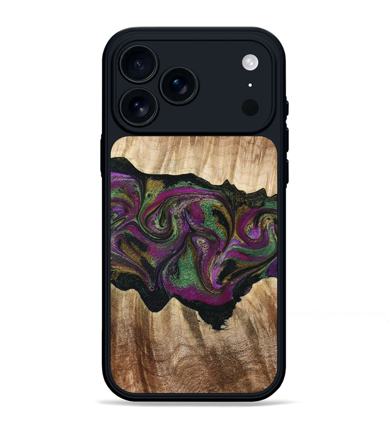 iPhone 17 Pro Max Wood Phone Case - Corey (Purple, 776197)