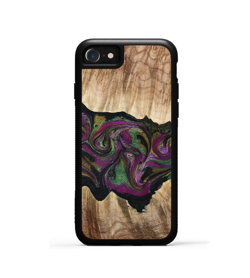 iPhone SE Wood Phone Case - Corey (Purple, 776197)
