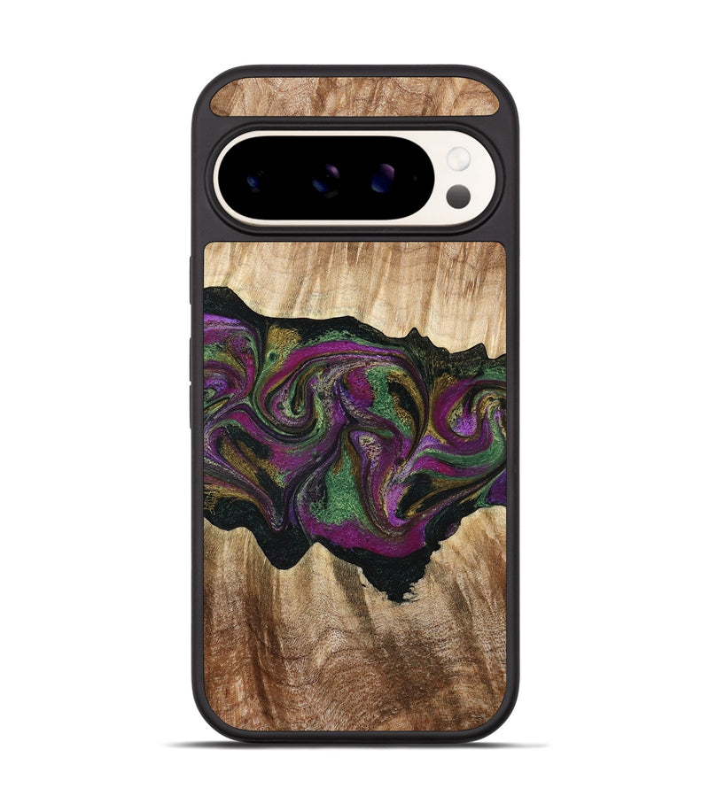 Pixel 9 Wood Phone Case - Corey (Purple, 776197)