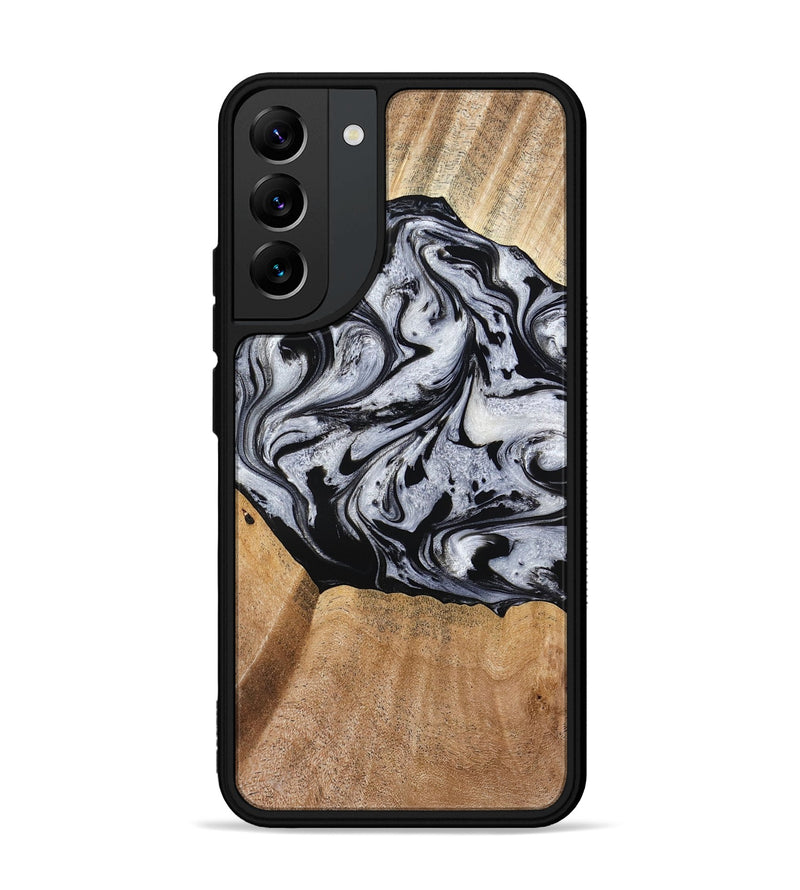 Galaxy S22 Plus Wood Phone Case - Felipe (Black & White, 776238)