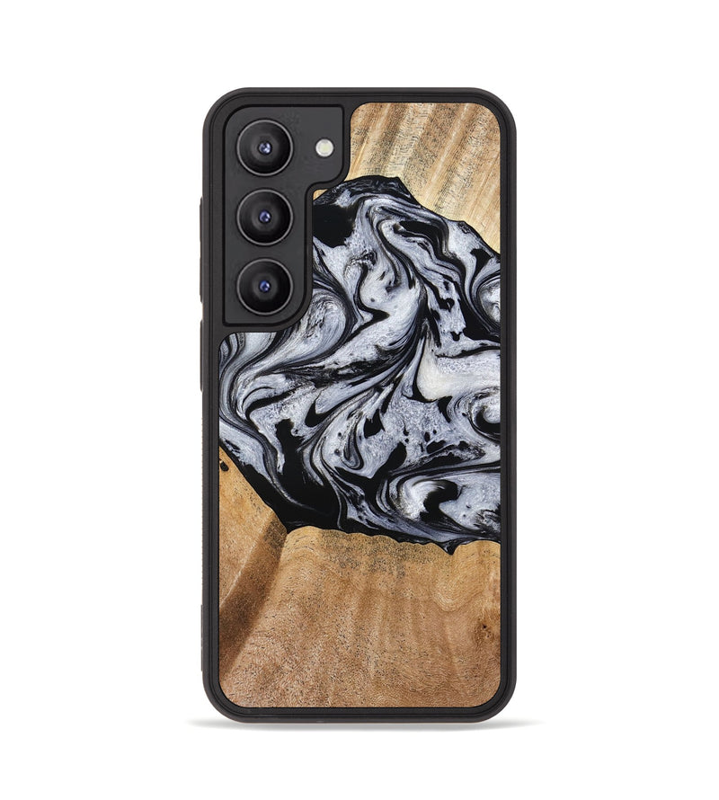 Galaxy S23 Wood Phone Case - Felipe (Black & White, 776238)