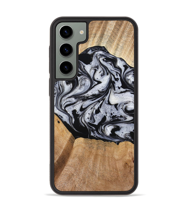 Galaxy S23 Plus Wood Phone Case - Felipe (Black & White, 776238)