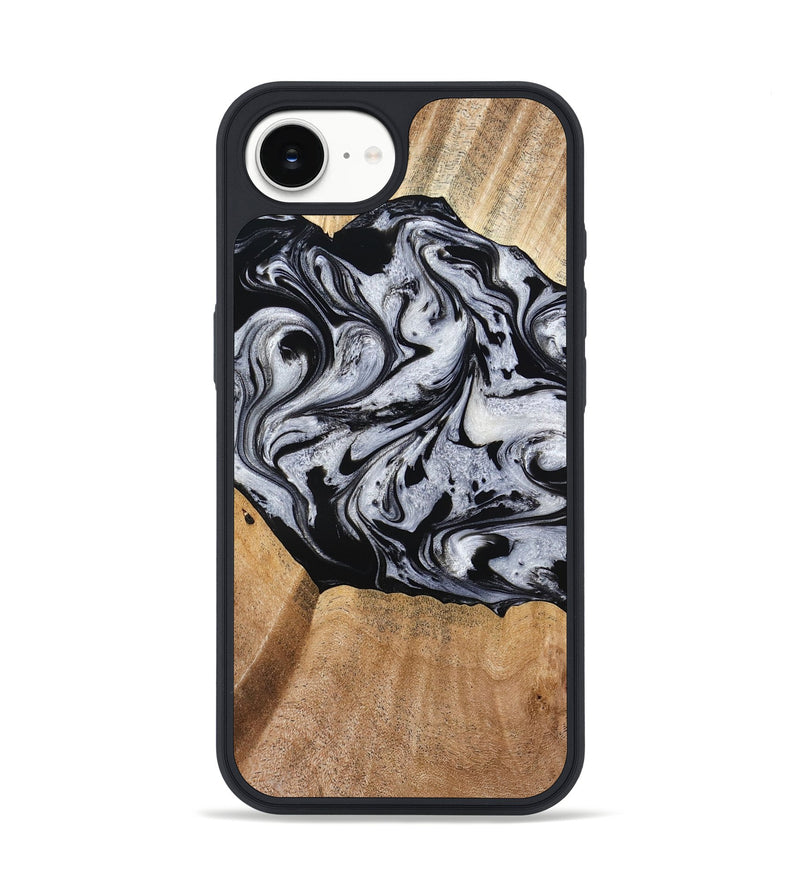 iPhone 16e Wood Phone Case - Felipe (Black & White, 776238)