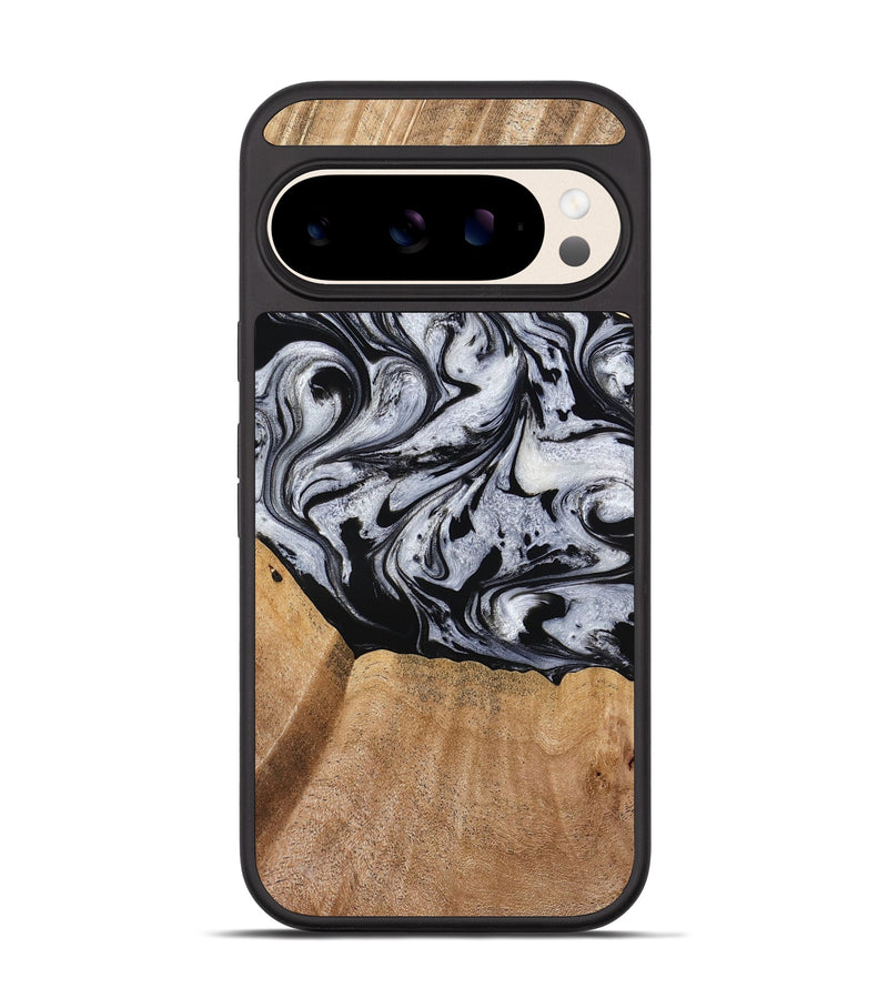 Pixel 10 Wood Phone Case - Felipe (Black & White, 776238)