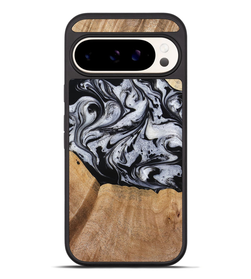 Pixel 10 Pro XL Wood Phone Case - Felipe (Black & White, 776238)