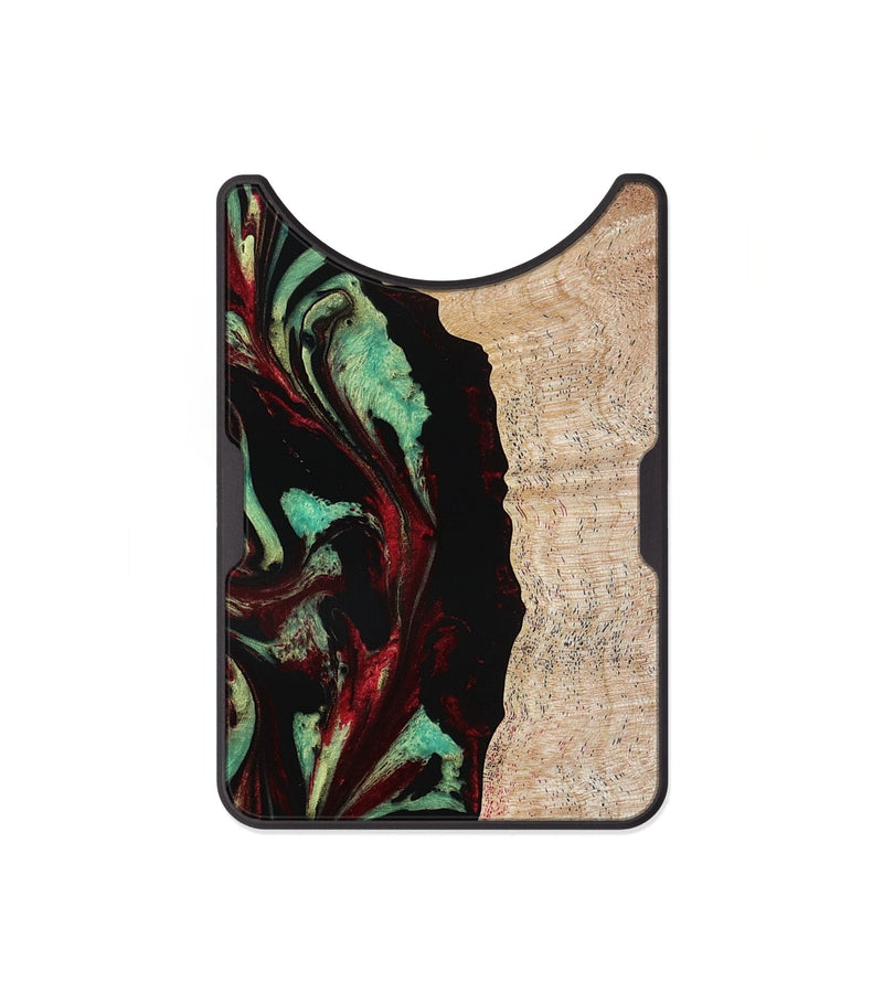 Alloy Wood Wallet - Myla (Red, 776240)