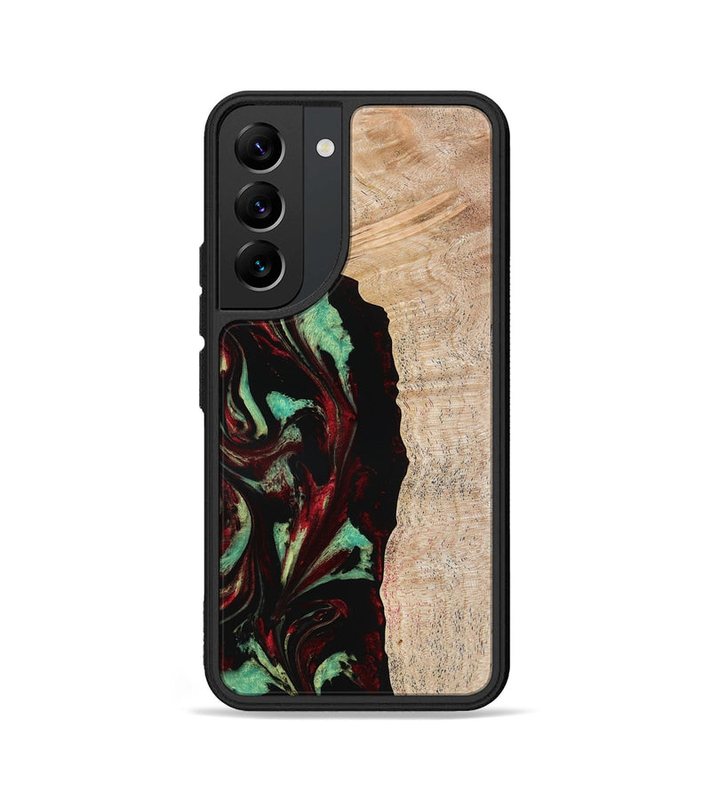 Galaxy S22 Wood Phone Case - Myla (Red, 776240)