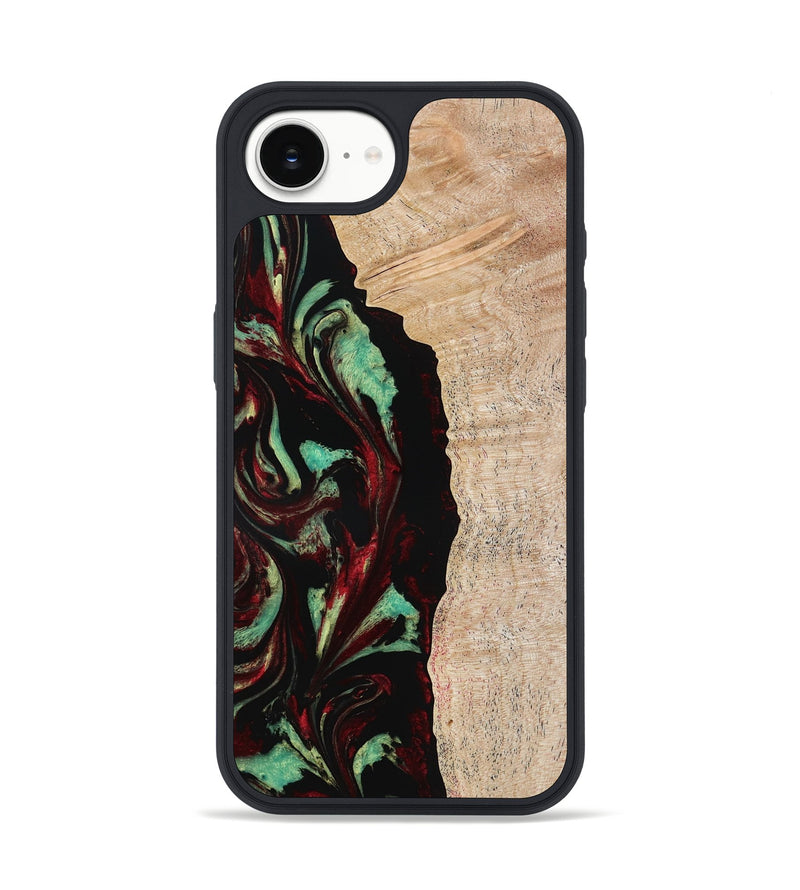 iPhone 16e Wood Phone Case - Myla (Red, 776240)