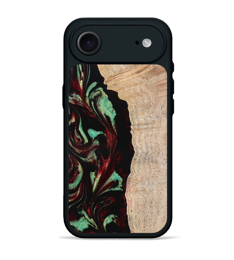 iPhone 17 Air Wood Phone Case - Myla (Red, 776240)