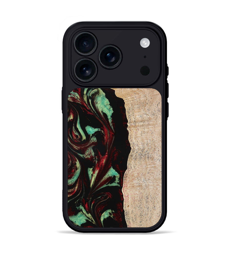 iPhone 17 Pro Wood Phone Case - Myla (Red, 776240)