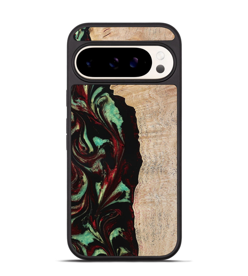 Pixel 9 Wood Phone Case - Myla (Red, 776240)
