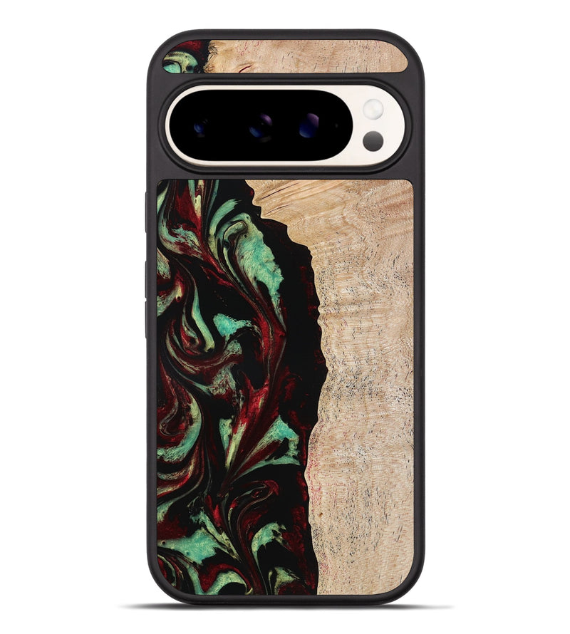Pixel 9 Pro XL Wood Phone Case - Myla (Red, 776240)