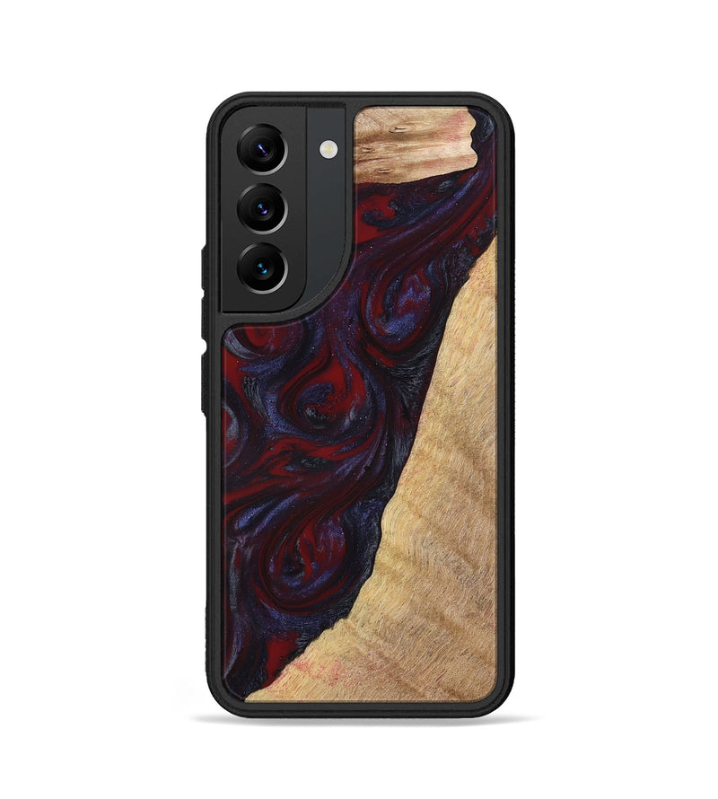 Galaxy S22 Wood Phone Case - Brandy (Red, 776241)