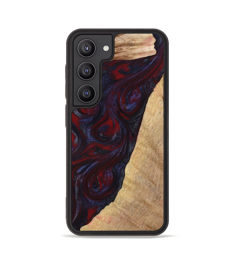 Galaxy S23 Wood Phone Case - Brandy (Red, 776241)