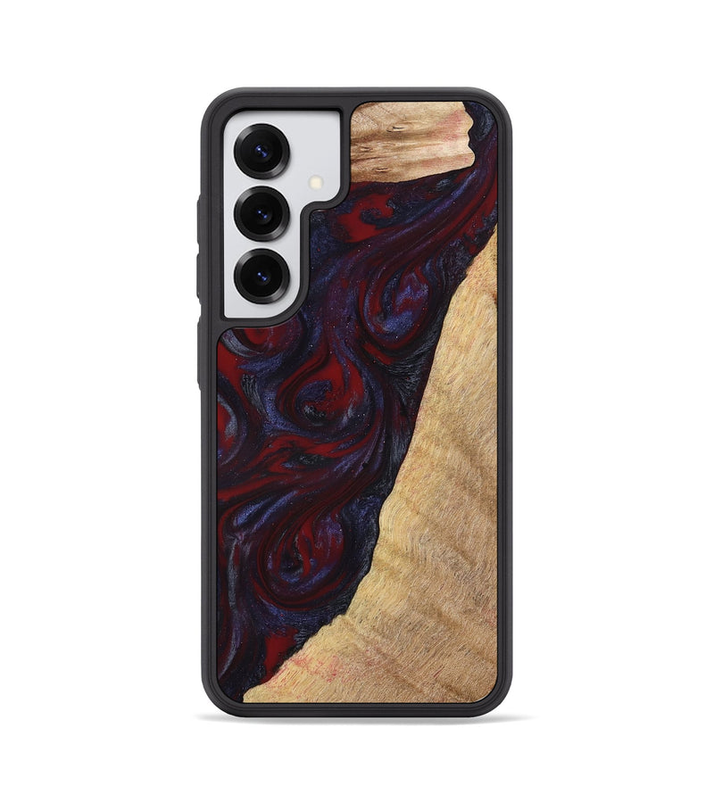 Galaxy S25 Wood Phone Case - Brandy (Red, 776241)