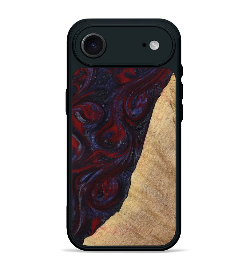 iPhone 17 Air Wood Phone Case - Brandy (Red, 776241)