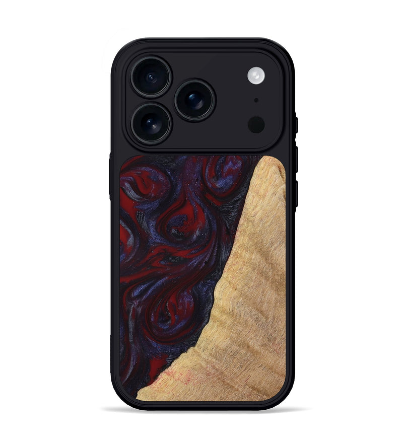 iPhone 17 Pro Wood Phone Case - Brandy (Red, 776241)