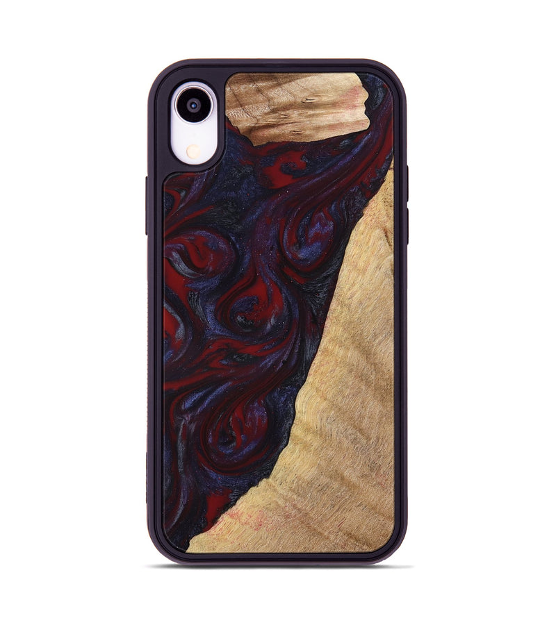 iPhone Xr Wood Phone Case - Brandy (Red, 776241)