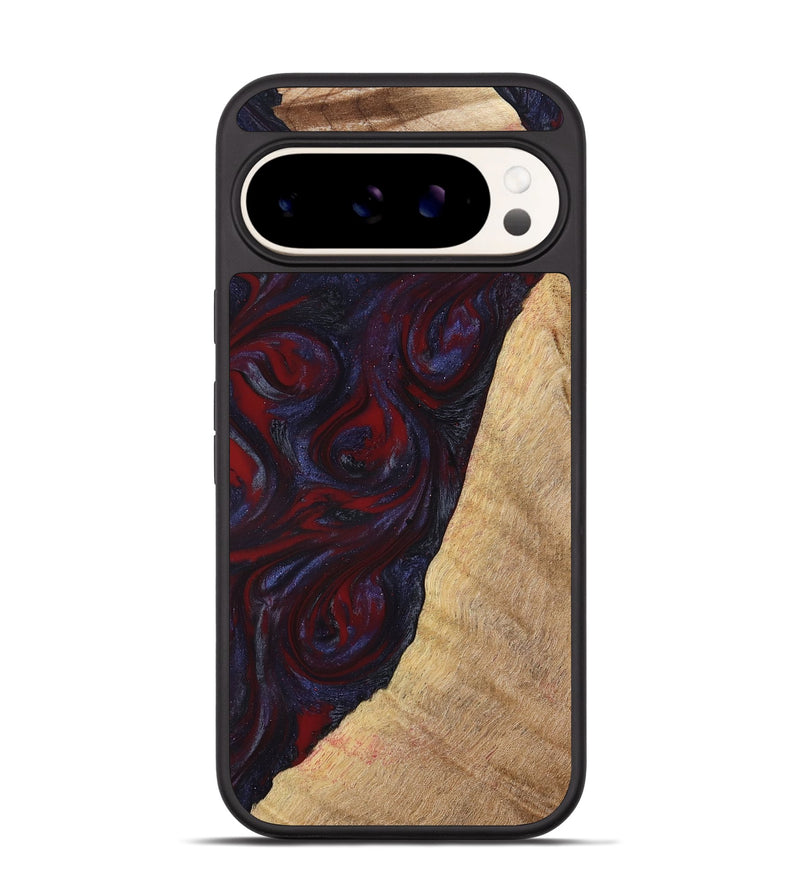 Pixel 9 Pro Wood Phone Case - Brandy (Red, 776241)