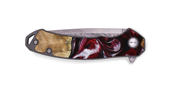 EDC Wood Pocket Knife - Alva (Red, 776242)