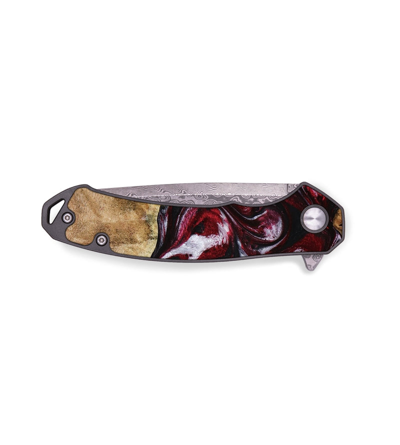 EDC Wood Pocket Knife - Alva (Red, 776242)