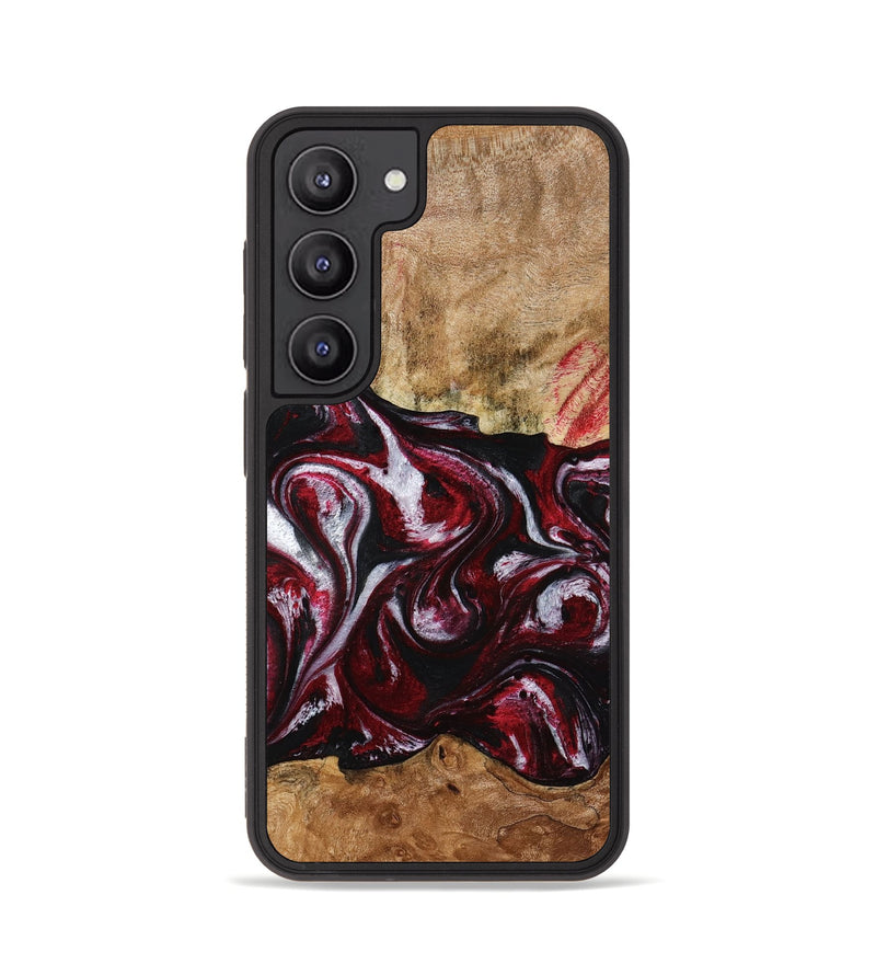 Galaxy S23 Wood Phone Case - Alva (Red, 776242)