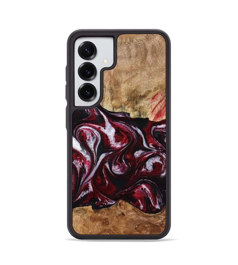 Galaxy S25 Wood Phone Case - Alva (Red, 776242)
