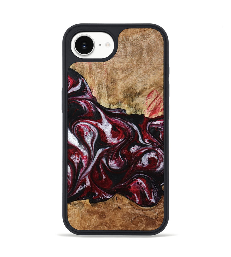 iPhone 16e Wood Phone Case - Alva (Red, 776242)