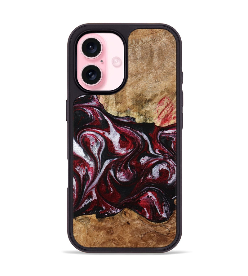 iPhone 17 Wood Phone Case - Alva (Red, 776242)