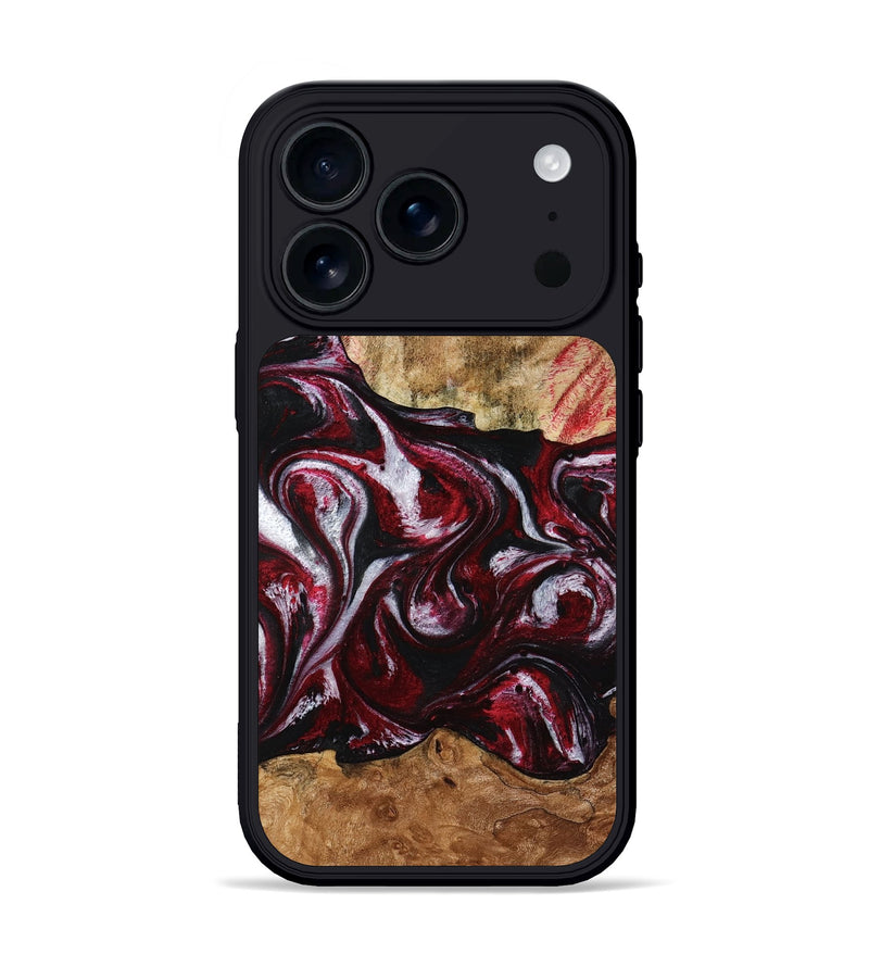 iPhone 17 Pro Wood Phone Case - Alva (Red, 776242)