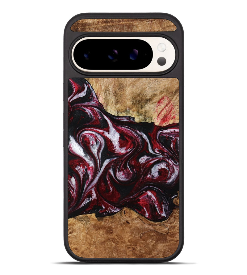 Pixel 10 Pro XL Wood Phone Case - Alva (Red, 776242)