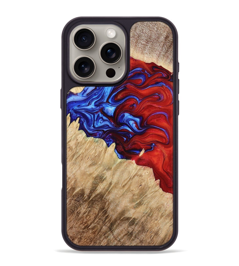 iPhone 16 Pro Max Wood Phone Case - Coral (Fire & Ice, 776279)
