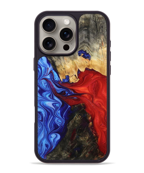 iPhone 16 Pro Max Wood Phone Case - Casie (Fire & Ice, 776283)