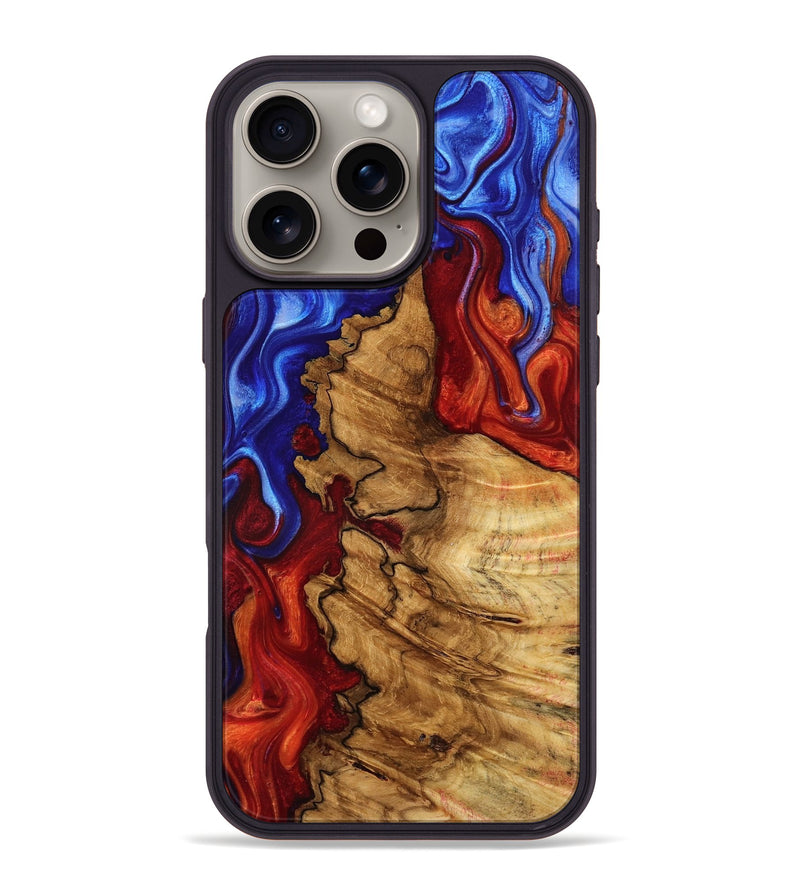 iPhone 16 Pro Max Wood Phone Case - Selma (Fire & Ice, 776292)