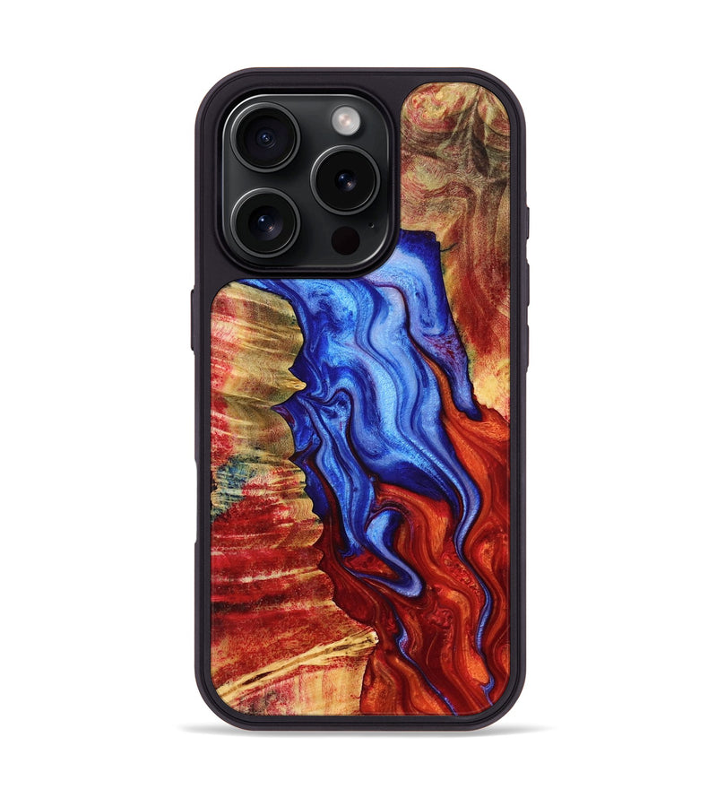 iPhone 16 Pro Wood Phone Case - Katelyn (Fire & Ice, 776294)