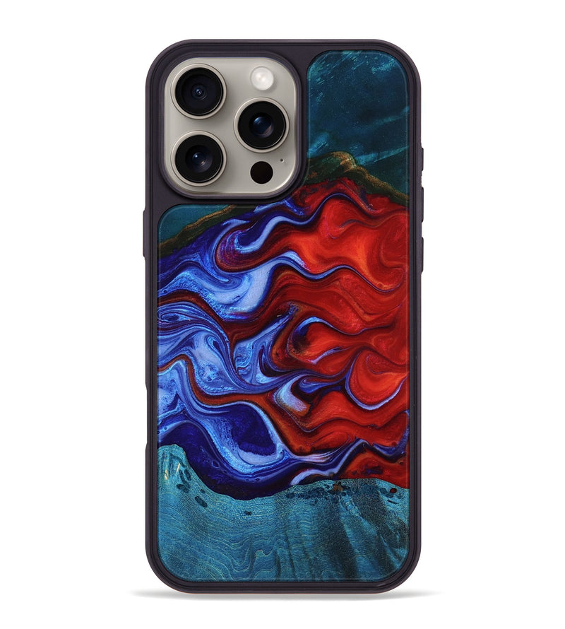 iPhone 16 Pro Max Wood Phone Case - Clora (Fire & Ice, 776296)