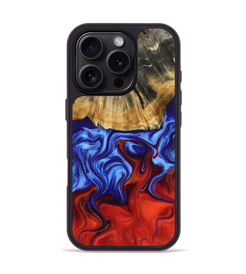 iPhone 16 Pro Wood Phone Case - Hobert (Fire & Ice, 776307)