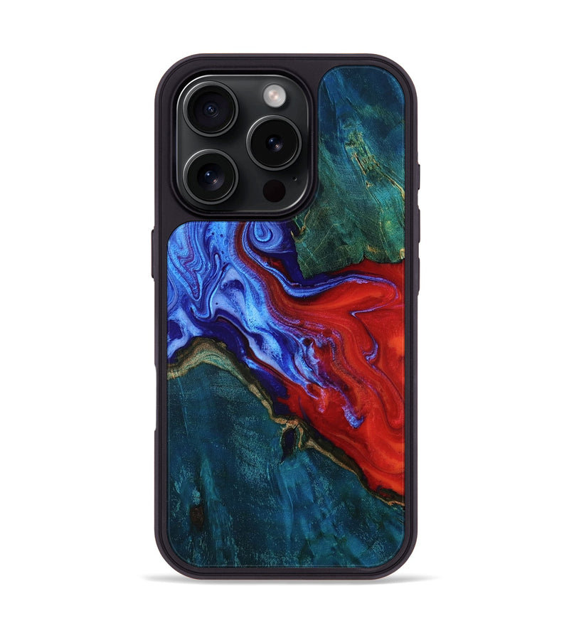 iPhone 16 Pro Wood Phone Case - Otho (Fire & Ice, 776313)