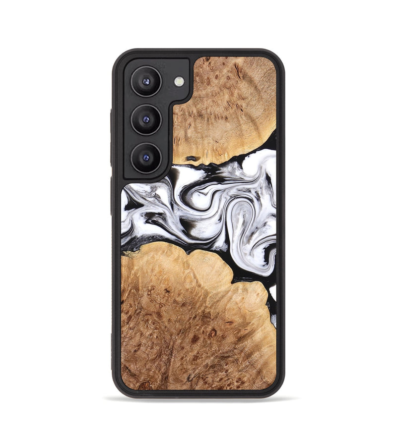 Galaxy S23 Wood Phone Case - Rishi (Black & White, 776332)