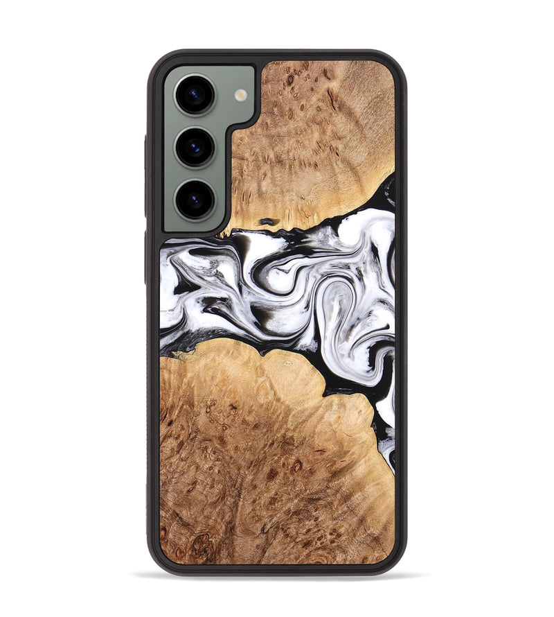 Galaxy S23 Plus Wood Phone Case - Rishi (Black & White, 776332)
