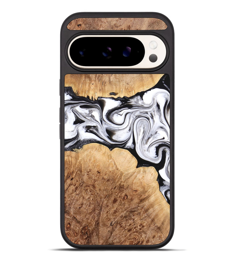 Pixel 10 Pro XL Wood Phone Case - Rishi (Black & White, 776332)