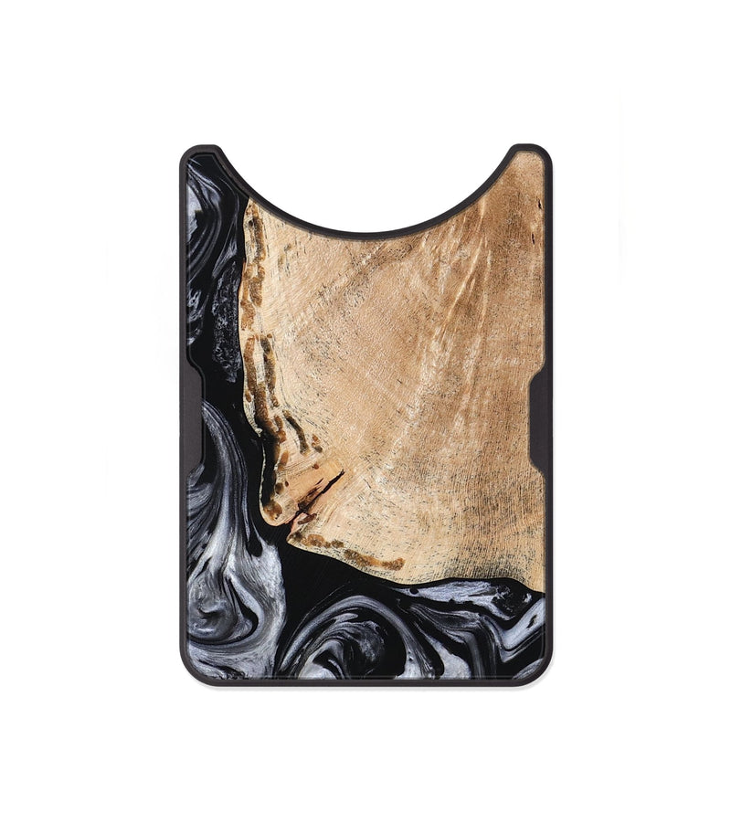 Alloy Wood Wallet - Lola (Black & White, 776333)