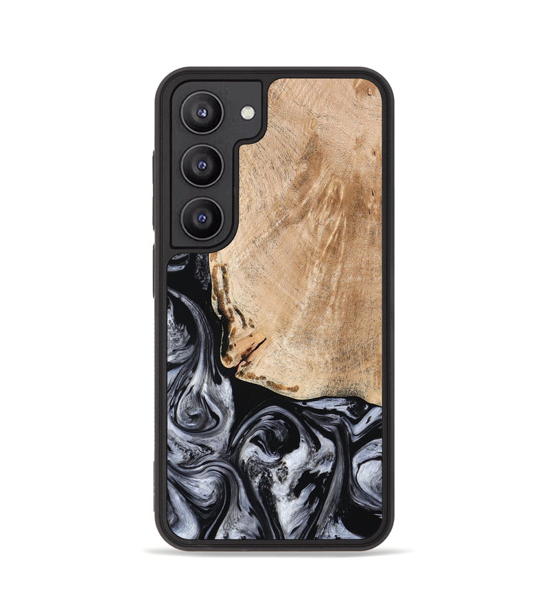 Galaxy S23 Wood Phone Case - Lola (Black & White, 776333)
