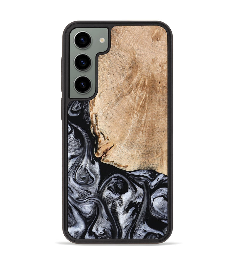 Galaxy S23 Plus Wood Phone Case - Lola (Black & White, 776333)