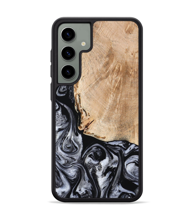 Galaxy S24 Plus Wood Phone Case - Lola (Black & White, 776333)