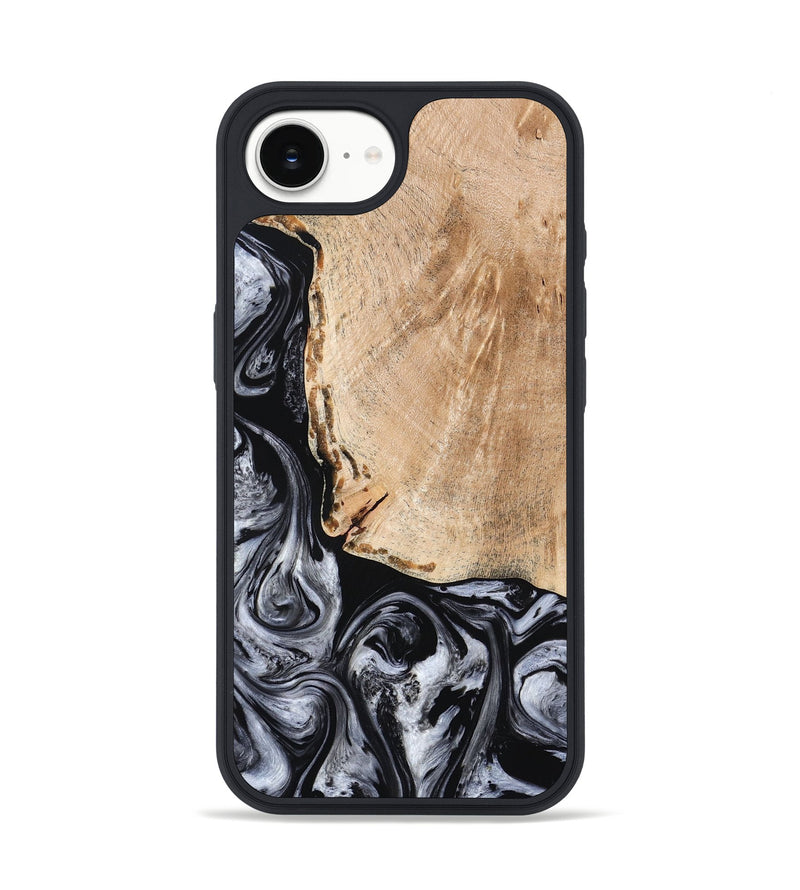 iPhone 16e Wood Phone Case - Lola (Black & White, 776333)