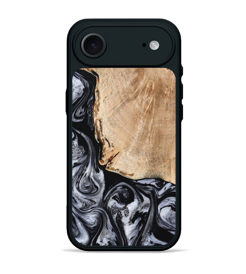 iPhone 17 Air Wood Phone Case - Lola (Black & White, 776333)
