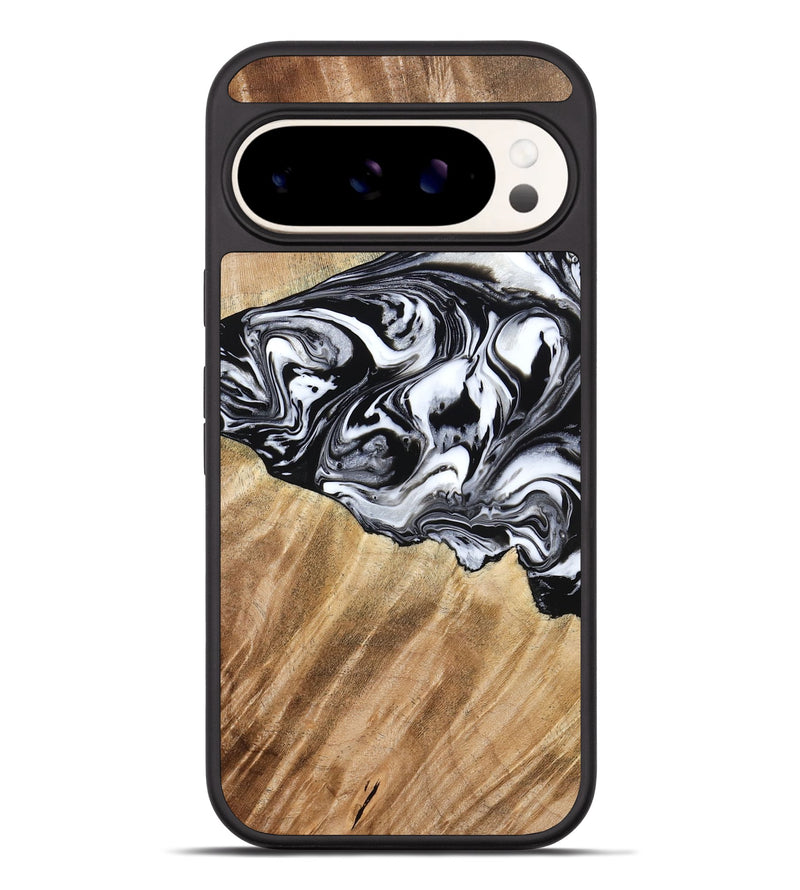 Pixel 9 Pro XL Wood Phone Case - Rashida (Black & White, 776335)