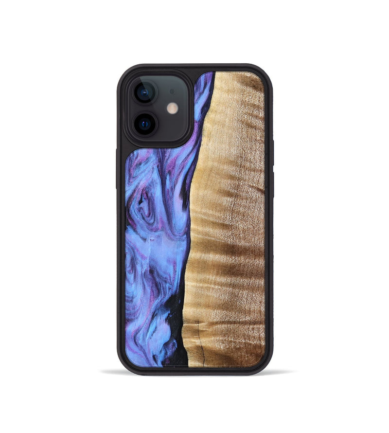 iPhone 12 mini Wood Phone Case - Tawana (Purple, 776560)
