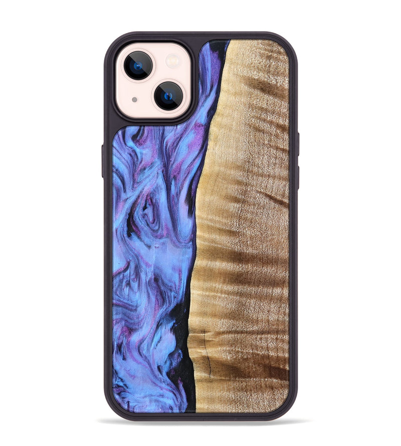 iPhone 14 Plus Wood Phone Case - Tawana (Purple, 776560)
